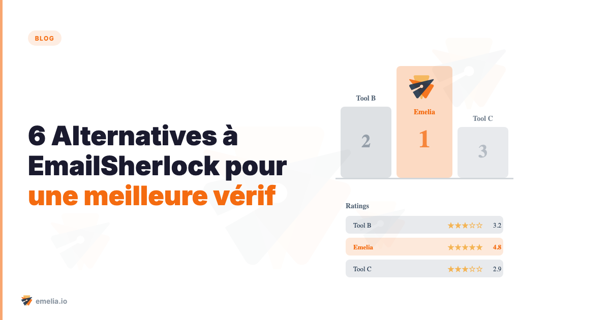 6 Alternatives à EmailSherlock pour une meilleure vérif.