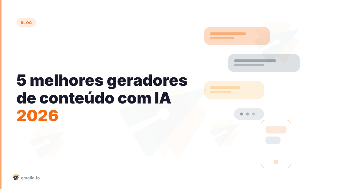5 melhores geradores de conteúdo com IA 2026 (cold email)