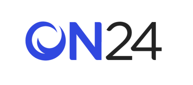 ON is written in blue and 24 in black on a white background.