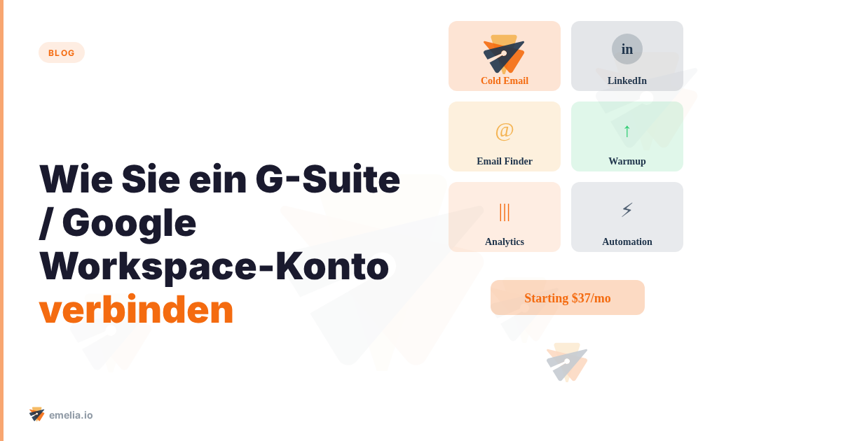 Wie Sie ein G-Suite / Google Workspace-Konto verbinden