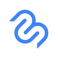 Logo representant un B et un M en bleu sur fond blanc