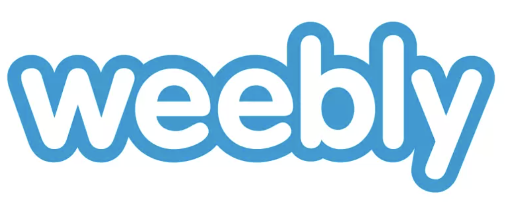 Weebly written in light blue on a white background