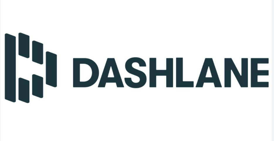 Dashlane written in black on a white background