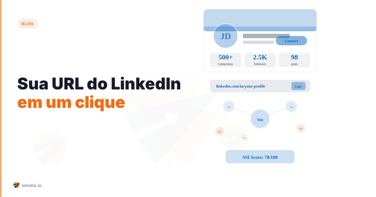 Sua URL do LinkedIn em um clique: guia rápido para o link