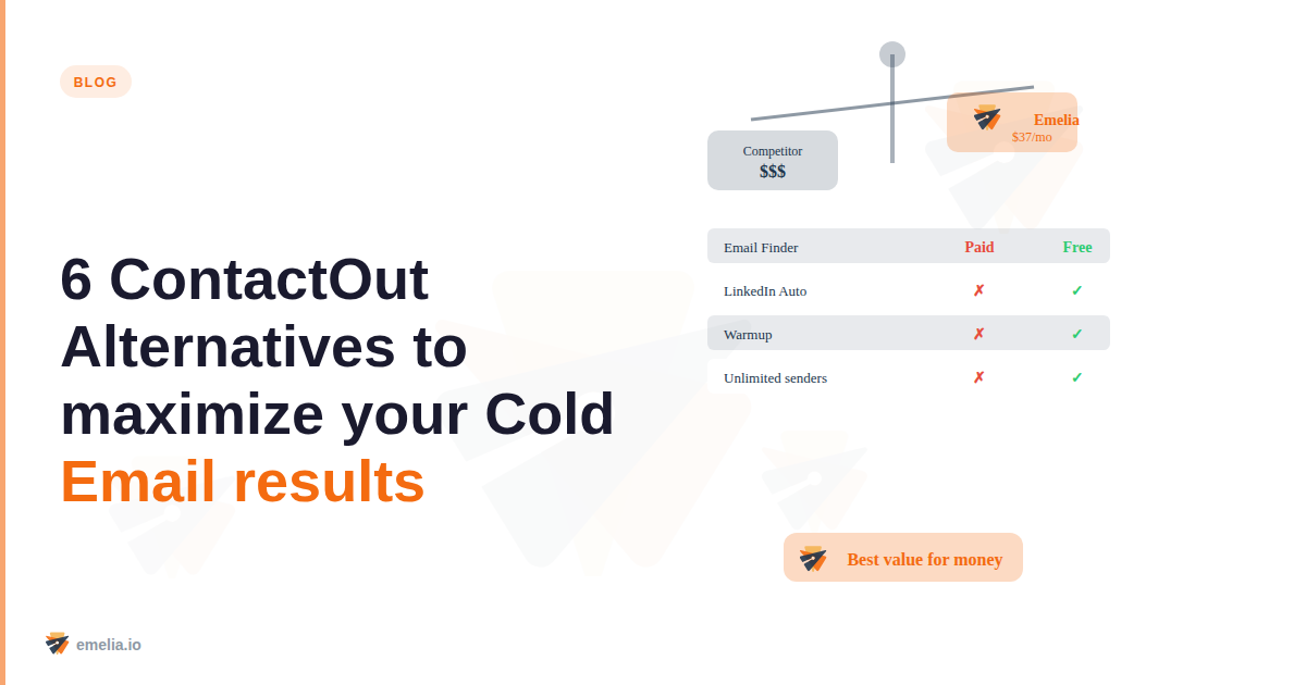 6 ContactOut Alternatives to maximize your Cold Email results