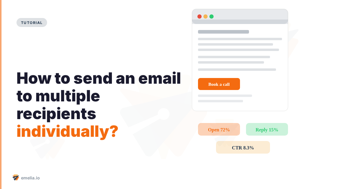 How to send an email to multiple recipients individually?