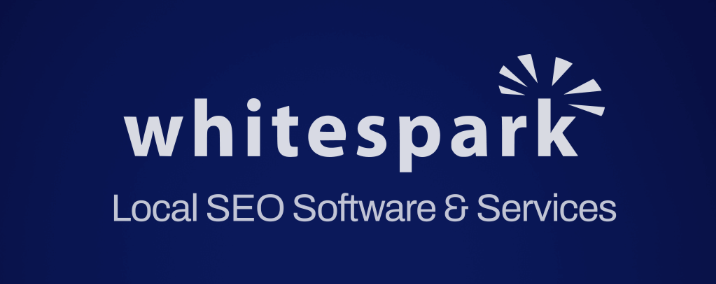 Whitespark writes in white on a dark blue background