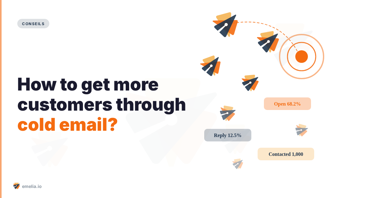 How to get more customers through cold email?