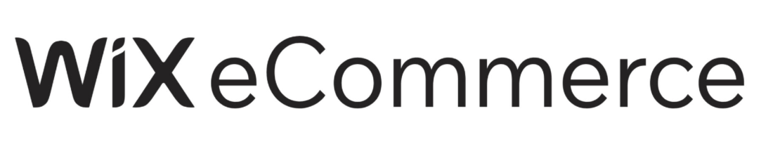 Wix e commerce ecris en noir sur fond blanc