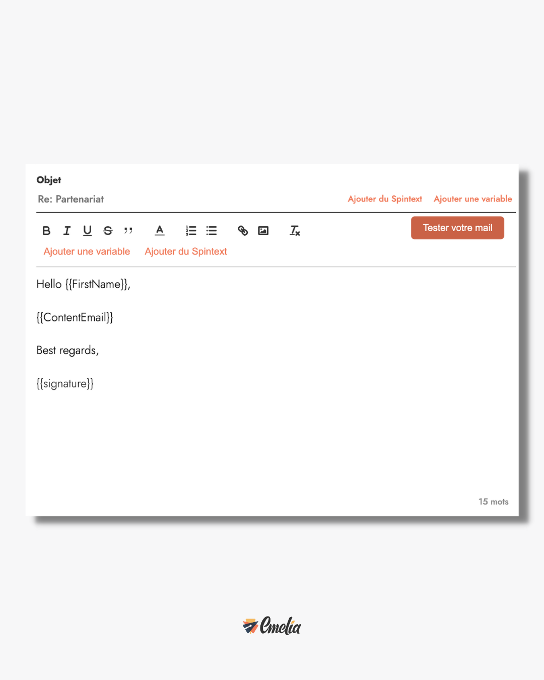 Ejemplo de correo electrónico frío