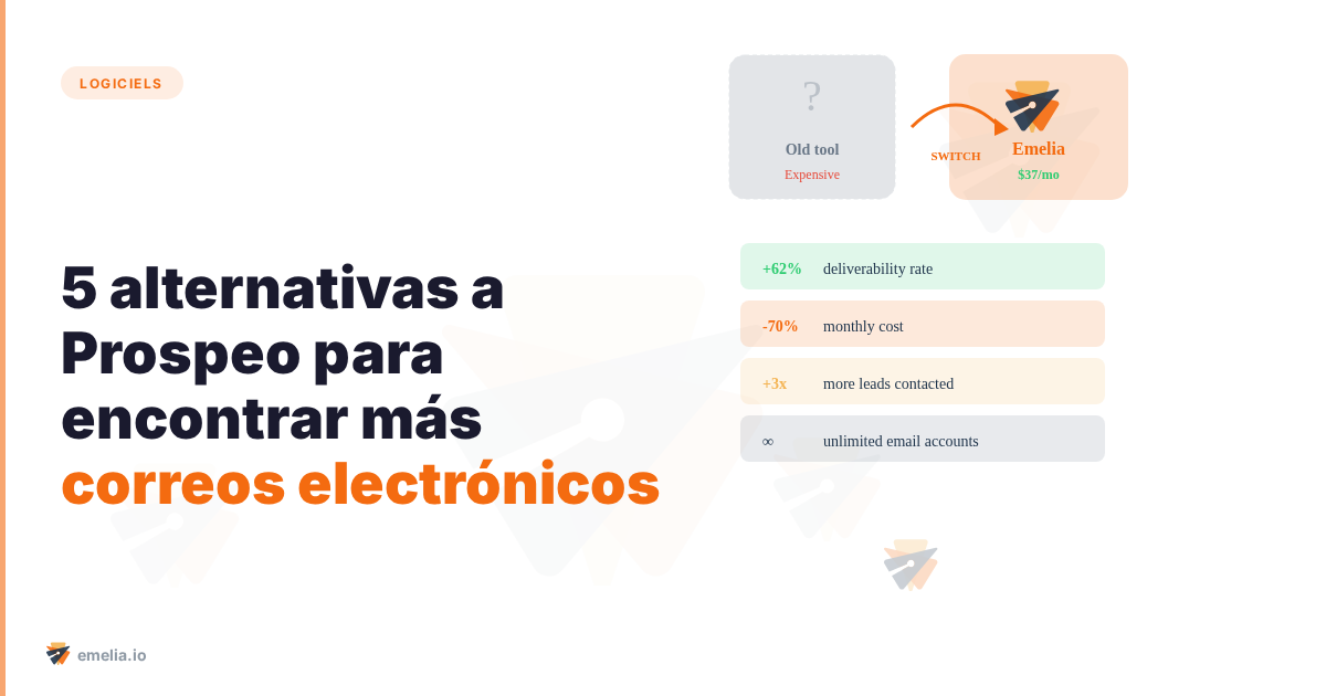 5 alternativas a Prospeo para encontrar más correos electrónicos