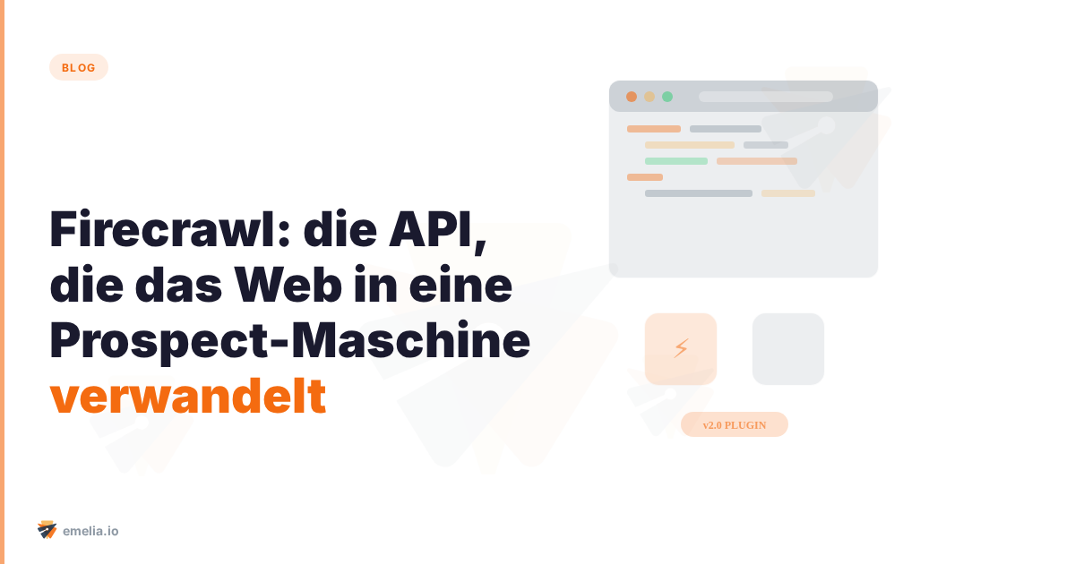 Firecrawl: die API, die das Web in eine Prospect-Maschine verwandelt