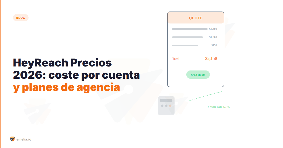 HeyReach Precios 2026: coste por cuenta de LinkedIn y planes de agencia
