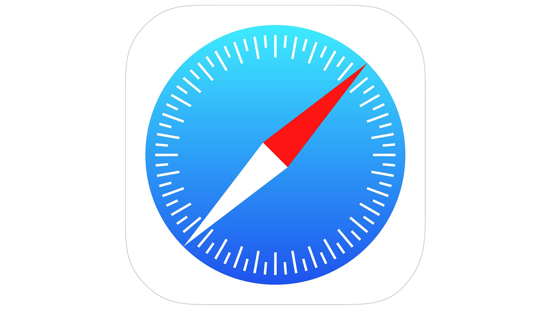 Blue compass with red needle