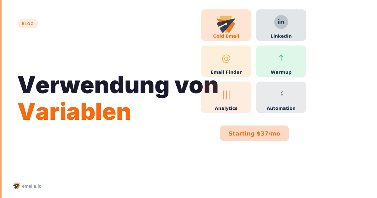 Verwendung von Variablen