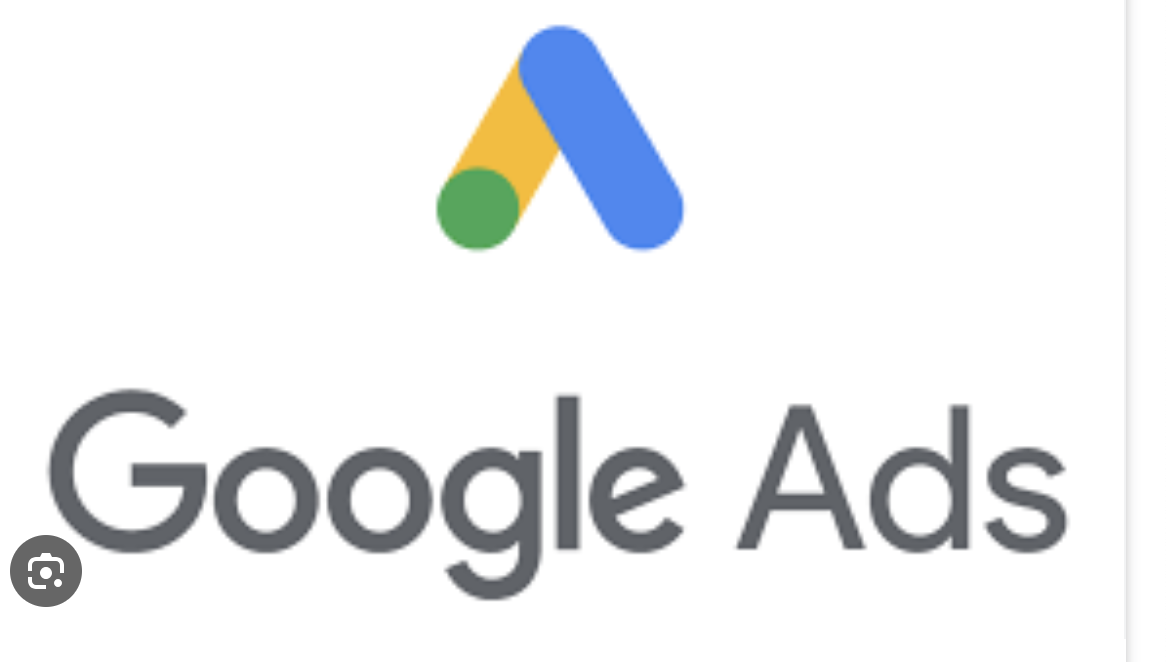 Google Ads written in gray on a white background