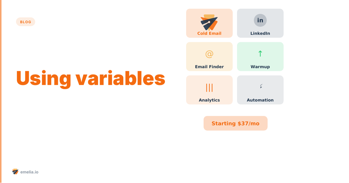 Using variables