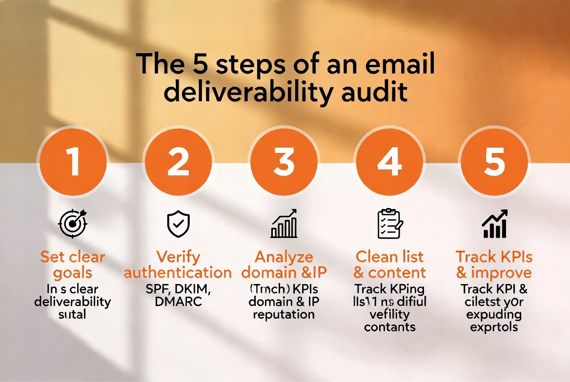 infography of deliverability email