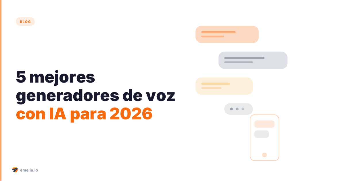 Los 5 mejores generadores de voz con IA para 2026