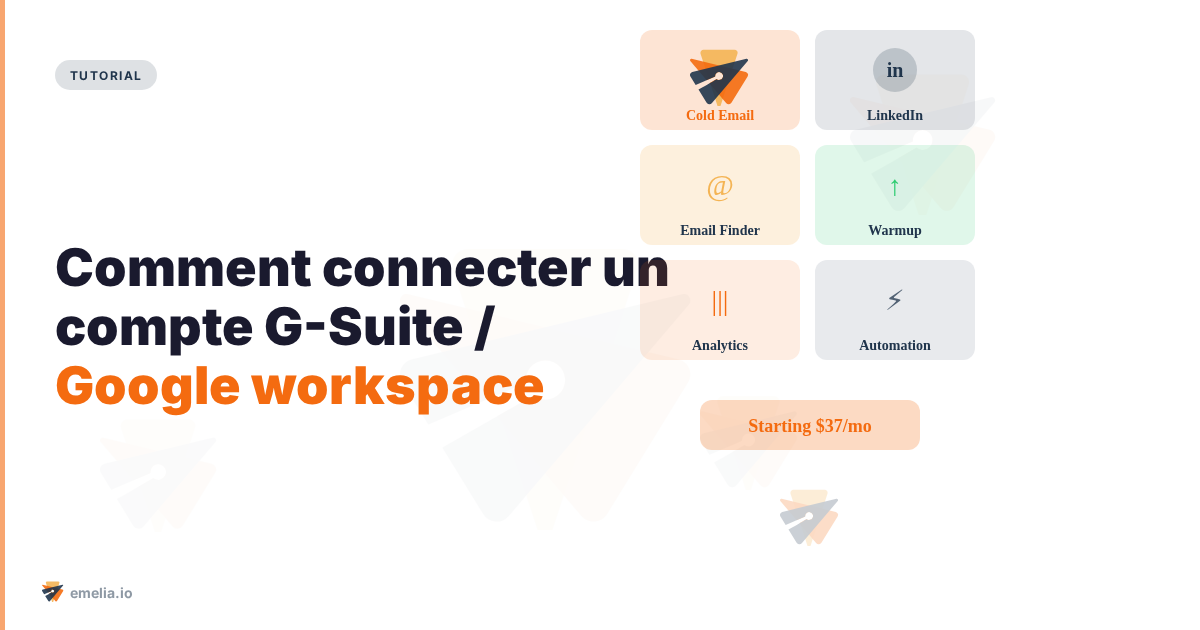 Comment connecter un compte G-Suite / Google workspace