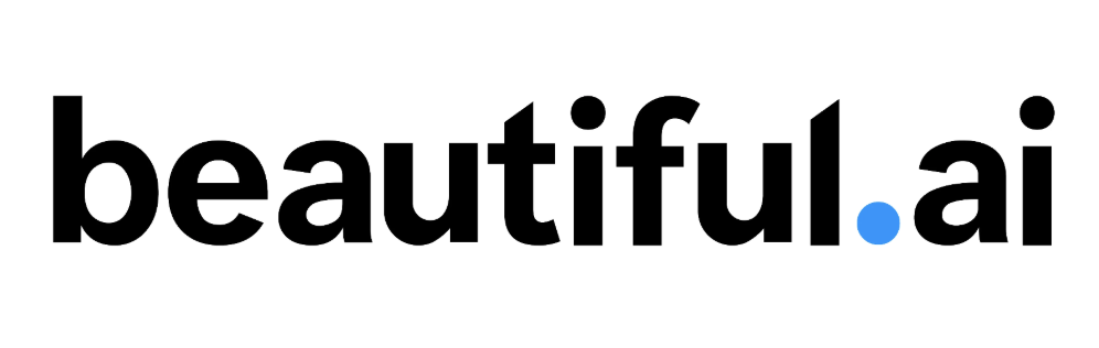 Beautiful.ai written in black on a white background