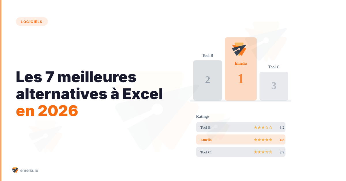 Les 7 meilleures alternatives à Excel en 2026