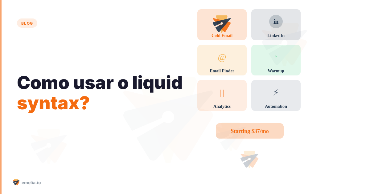 Como usar o liquid syntax?
