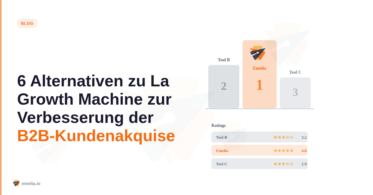 6 Alternativen zu La Growth Machine zur Verbesserung der B2B-Kundenakquise