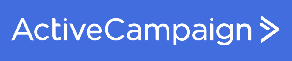 Active Campaign written in white on a blue background