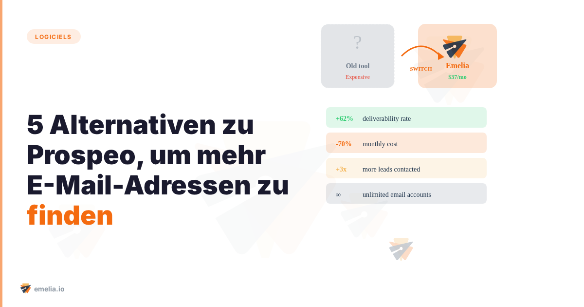 5 Alternativen zu Prospeo, um mehr E-Mail-Adressen zu finden