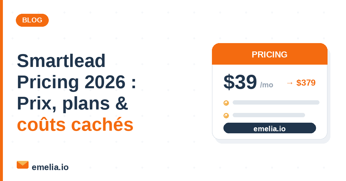 Smartlead 2026 : Prix, Plans et Coûts Cachés Réels