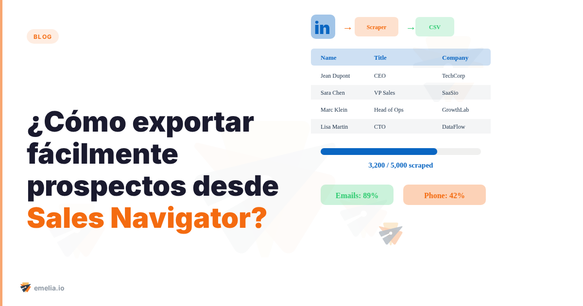 ¿Cómo exportar fácilmente prospectos desde Sales Navigator?