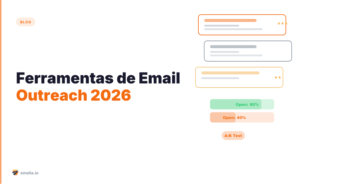 Ferramentas de Email Outreach: Objetivos, Recursos, Preços (2026)