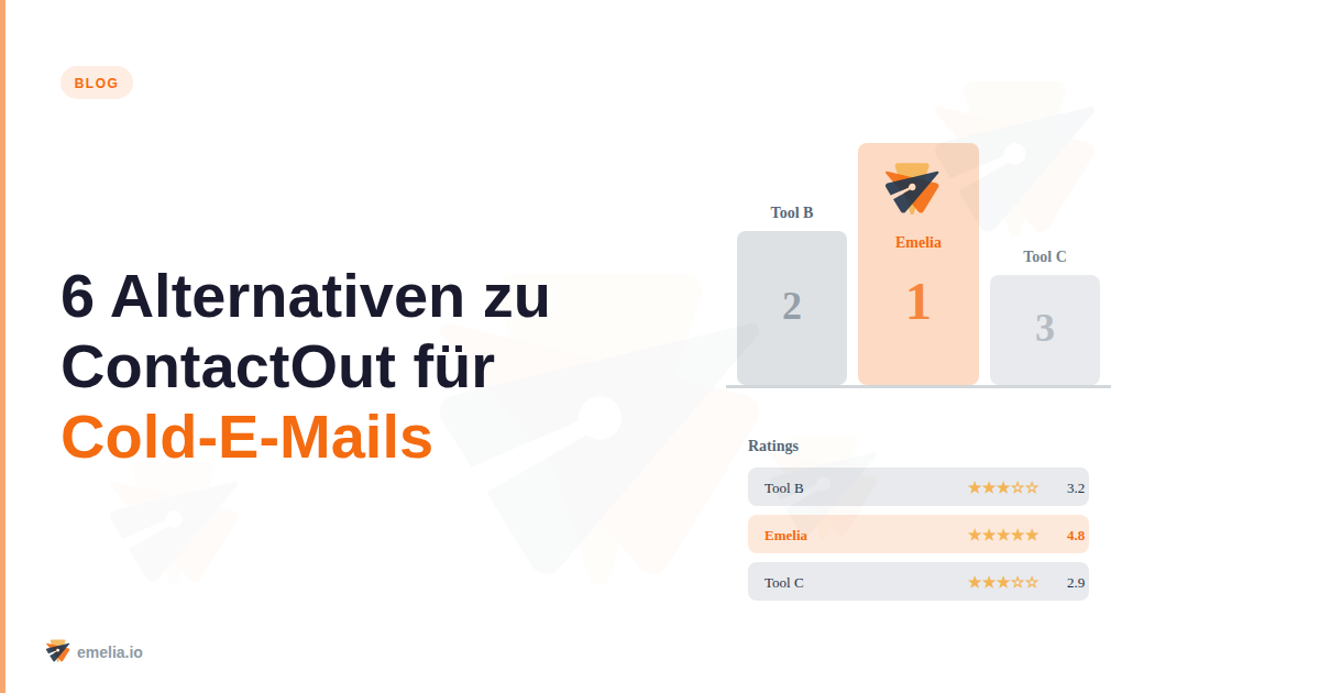 6 Alternativen zu ContactOut, um Ihre Ergebnisse bei cold-E-Mails zu maximieren