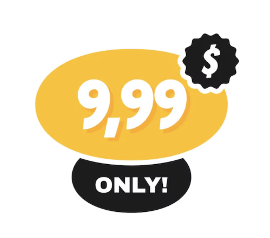 Price example: $9.99