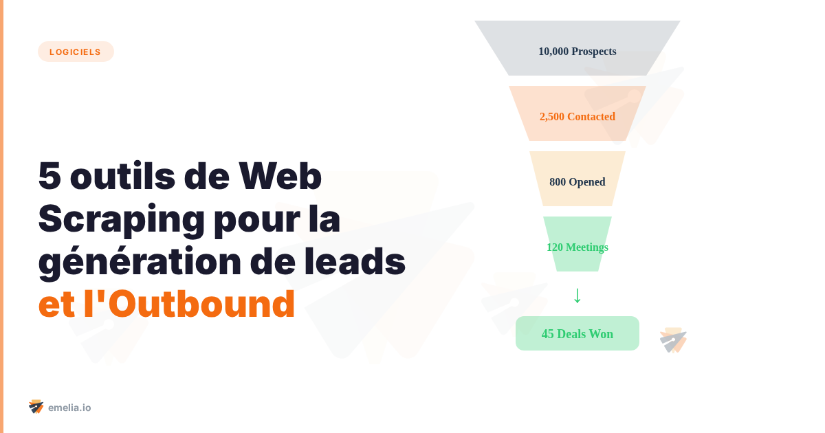 5 outils de Web Scraping pour la génération de leads et l'Outbound