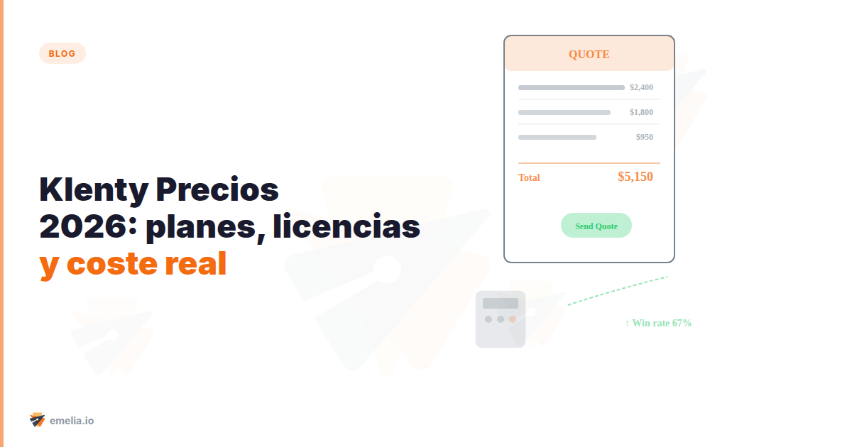 Klenty Precios 2026: planes, licencias y coste real por comercial