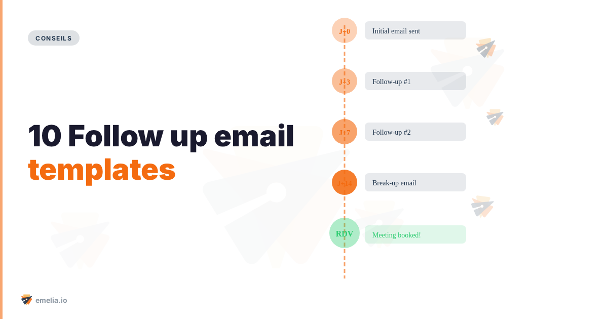 10 Follow up email templates : How to write the perfect cold-email ?