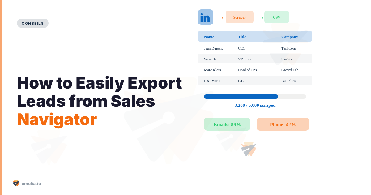 How to Easily Export Leads from Sales Navigator
