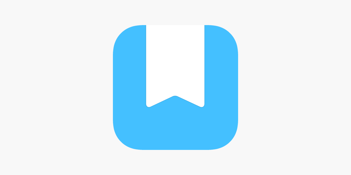 Light blue and white logo