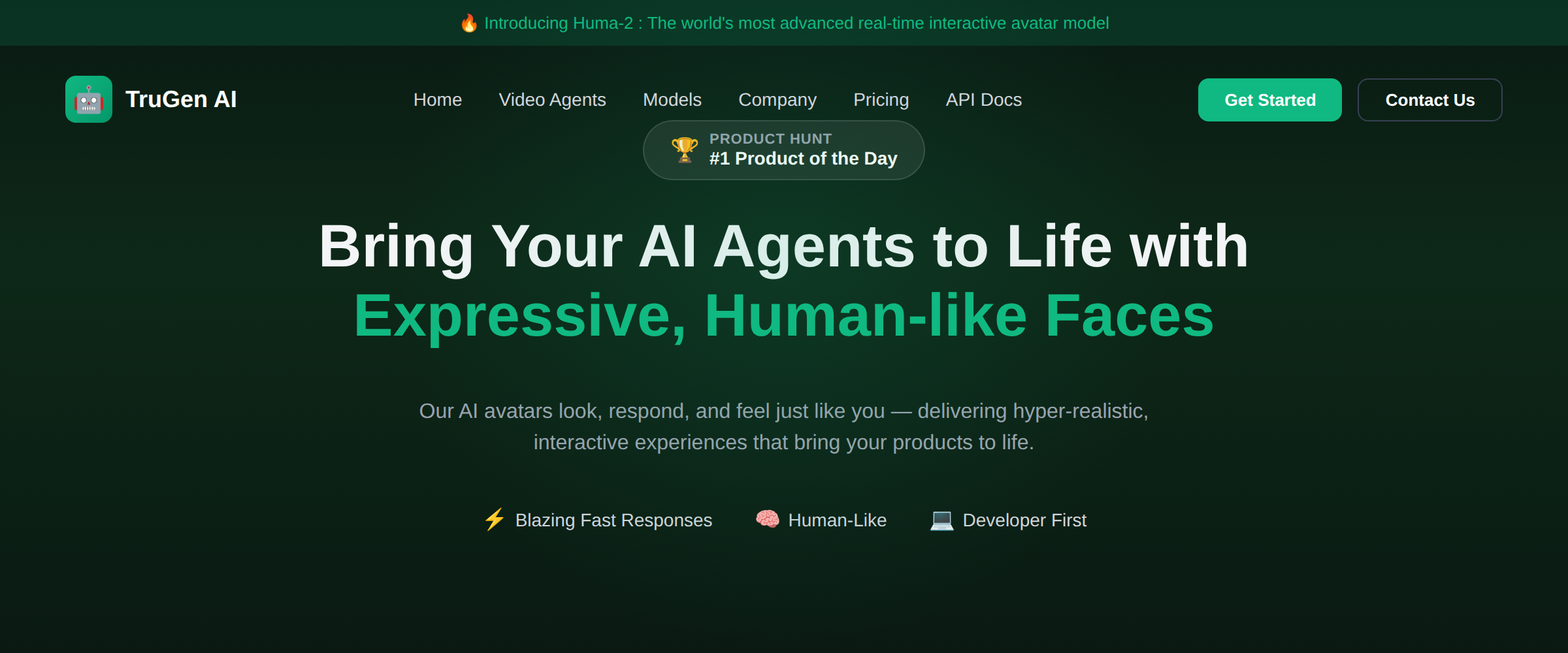 TruGen AI Homepage Hero