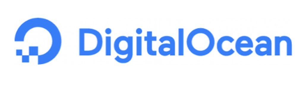 Digital Ocean written in blue on a white background