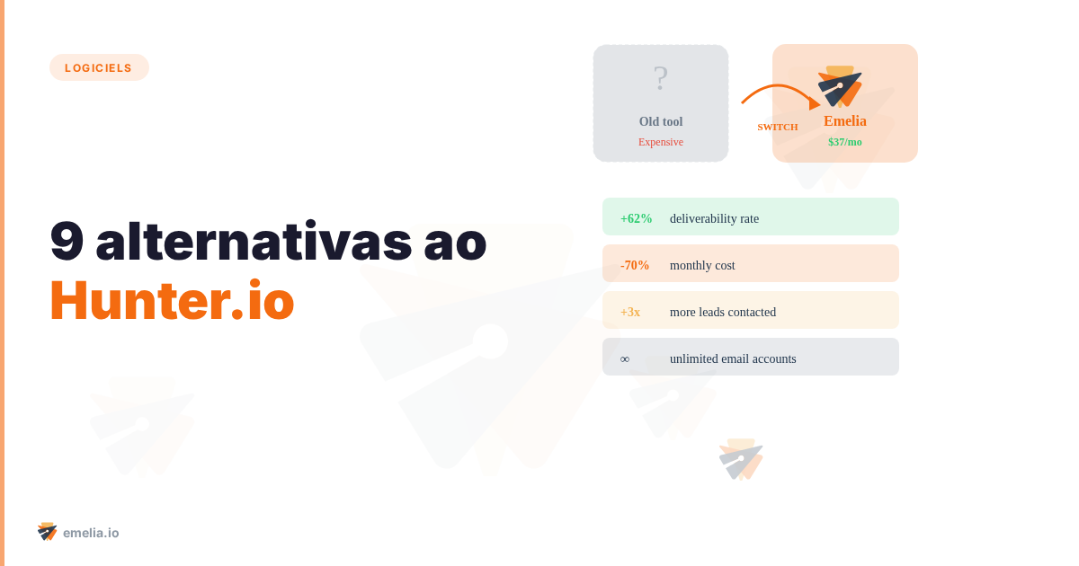 9 alternativas ao Hunter.io (gratuitas/pagas)