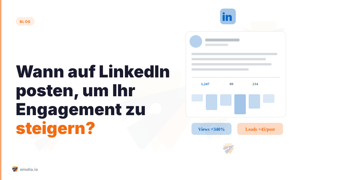 Wann auf LinkedIn posten, um Ihr Engagement zu steigern?