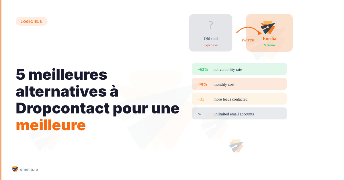 5 meilleures alternatives à Dropcontact pour une meilleure prospection B2B