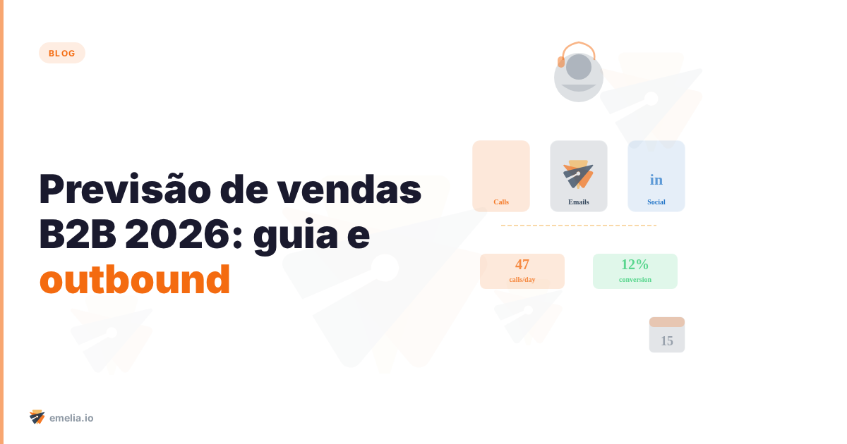 Previsão de vendas B2B 2026: guia e outbound