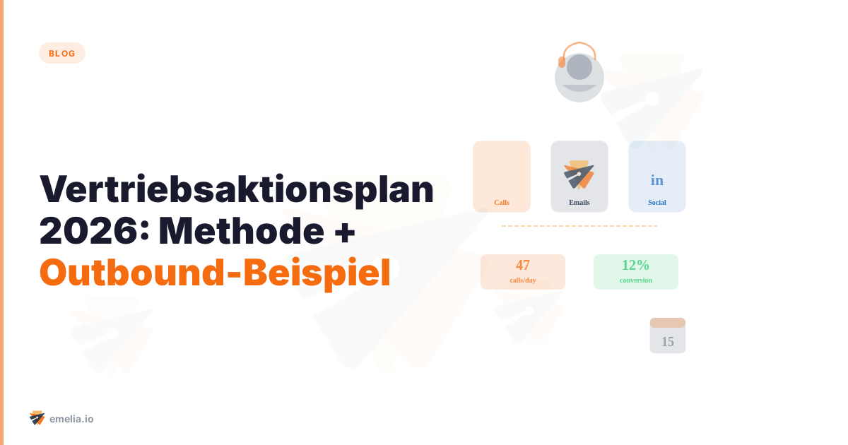Vertriebsaktionsplan 2026: Methode + Outbound-Beispiel