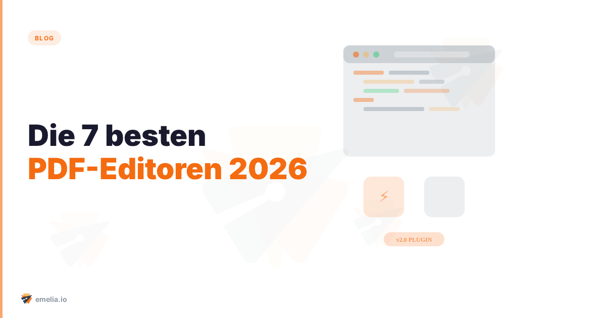Die 7 besten PDF-Editoren 2026 (kostenlos und kostenpflichtig)