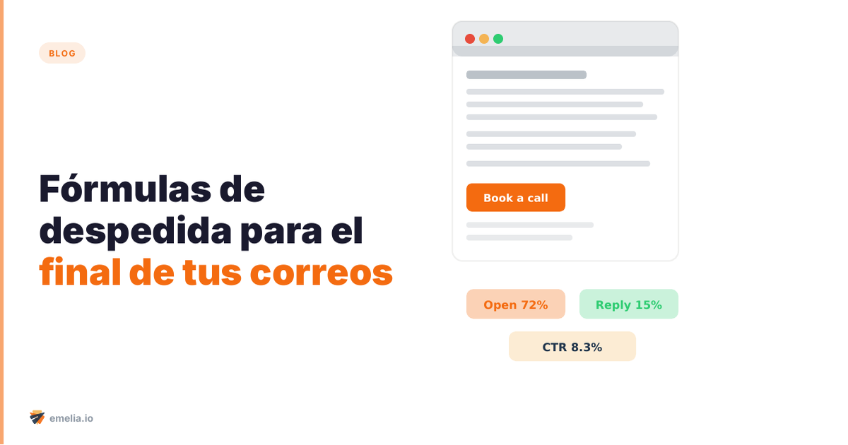 Fórmulas de despedida para el final de tus correos