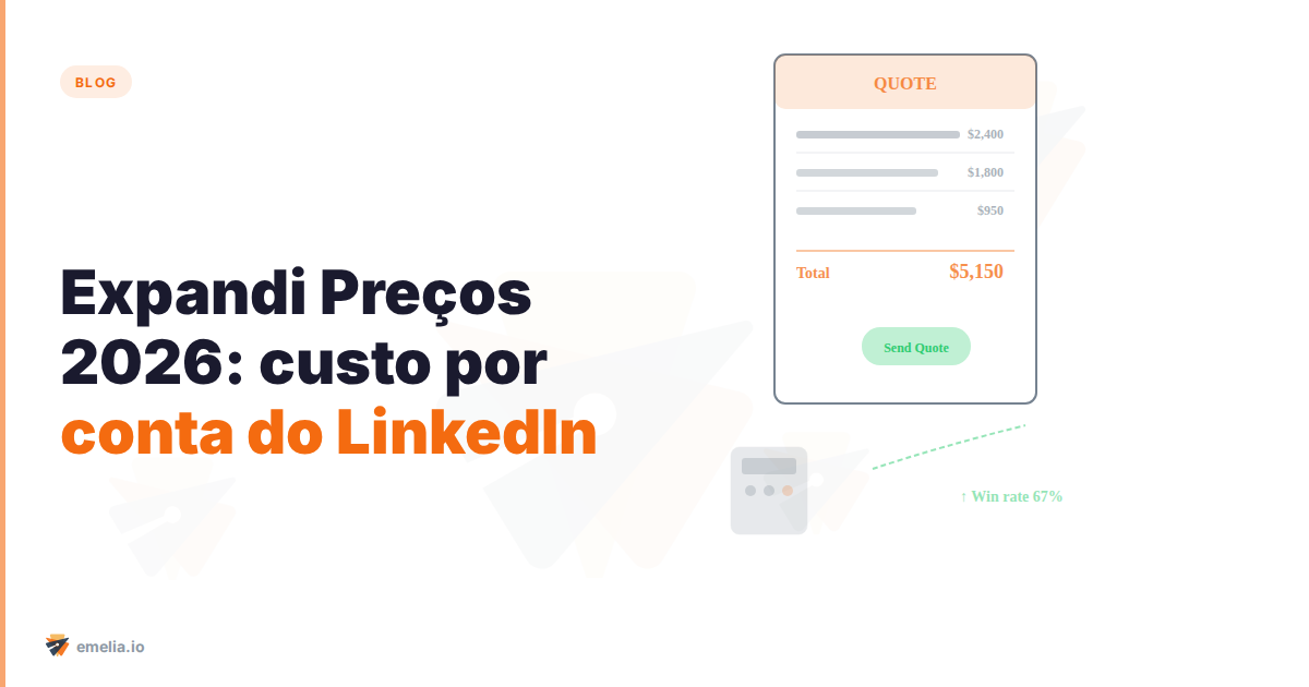 Expandi Preços 2026: custo por conta do LinkedIn e orçamento real